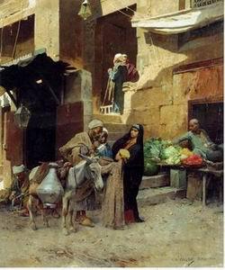 unknow artist Arab or Arabic people and life. Orientalism oil paintings 179 Germany oil painting art